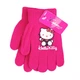 Перчатки детские с начесом Hello Kitty 5-7 года осень малиновый - изображение 9
