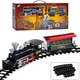 Игрушечная железная дорога A-Toys YY-125EN(железная дорога, локомотив и пассажирский вагон) длина путей 420 см От 3 лет. - изображение 1