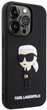 Панель Karl Lagerfeld Rubber Ikonik 3D для Apple iPhone 14 Pro Max Black (3666339122652) - зображення 1