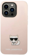 Панель Karl Lagerfeld Silicone Choupette Body для Apple iPhone 14 Pro Max Light Pink (3666339076665) - зображення 3