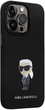 Etui Karl Lagerfeld Silicone Ikonik Metal Pin do Apple iPhone 14 Pro Max Black (3666339165987) - obraz 3