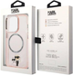 Панель Karl Lagerfeld Iconic Karl&Choupette Magsafe для Apple iPhone 14 Pro Pink (3666339087586) - зображення 3