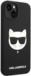 Панель Karl Lagerfeld Silicone Choupette Head Magsafe для Apple iPhone 14 Plus Black (3666339077921) - зображення 3