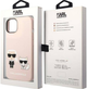 Панель Karl Lagerfeld Silicone Karl&Choupette Magsafe для Apple iPhone 14 Light Pink (3666339078119) - зображення 2