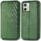 Чохол Deexe Rhombus Wallet для Motorola Moto G54 / G54 Power - Green - зображення 1