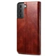 Чехол-книжка с кармашками UniCase Leather Wallet для Samsung Galaxy S21 (G991) - Red - изображение 4