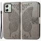 Чехол UniCase Butterfly Pattern для Motorola Moto G54 / G54 Power - Grey - изображение 1