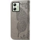 Чехол UniCase Butterfly Pattern для Motorola Moto G54 / G54 Power - Grey - изображение 5