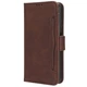 Чехол-книжка с кармашками Deexe Wallet Stand для Motorola Moto G24 Power / G04 / G04s / E14 - Brown - изображение 5