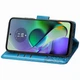 Чехол UniCase Butterfly Pattern для Motorola Moto G54 / G54 Power - Blue - изображение 3