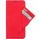 Чехол-книжка с кармашками Deexe Wallet Stand для Motorola Moto G24 Power / G04 / G04s / E14 - Red - изображение 2