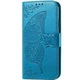 Чехол UniCase Butterfly Pattern для Motorola Moto G54 / G54 Power - Blue - изображение 6