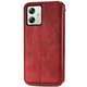 Чехол Deexe Rhombus Wallet для Motorola Moto G54 / G54 Power - Red - изображение 6