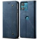 Чехол-книжка с кармашками UniCase Jeans Wallet для Motorola Edge 40 Neo - Blue - изображение 1