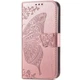 Чехол UniCase Butterfly Pattern для Motorola Moto G54 / G54 Power - Rose Gold - изображение 6