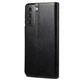 Чехол-книжка с кармашками UniCase Leather Wallet для Samsung Galaxy S21 (G991) - Black - изображение 4