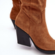 Kowbojki damskie Delia 41 Camel (5905677962895) - obraz 6