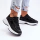 Buty sportowe damskie damskie z siatką na platformie do kostki Venice 38 Czarne (5905677437799) - obraz 4
