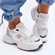 Buty sportowe damskie damskie z siatką na platformie do kostki Venice 39 Białe (5905677437744) - obraz 3