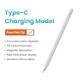 Активний стилус UGREEN для iPad 2021-2020 Apple Pencil iPad mini Type-C зарядка (LP452) - изображение 2