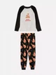 Плюшевая пижама Merry Crustmas черная (кофта+штаны) Primark 128см (400093847) - изображение 1