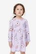 Платье длинный рукав сиреневое Эдинорог H&M 134-140см (400093898) - изображение 3