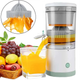 Аккумуляторная соковыжималка Citrus Juicer от USB Белый с серым 1600 мАч - изображение 3