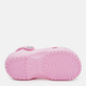 Chodaki dziecięce dla dziewczynki z ozdobami Crocs Classic Glitter Clog K 206993-6S0-J3 34-35 Różowe (196265217168) - obraz 6