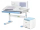 Комплект (S) ErgoKids TH-325 (парта + тумба) (арт.TH-325 + BD C3_ BLUE) Блакитний - зображення 1