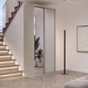 Шафа-купе Viant Ligth1 ДСП+Дзеркало 900х450x2200 мм Кашемір - зображення 1