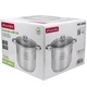 Каструля з кришкою Kamille KM-5405 13 л 28 см срібляста - зображення 7