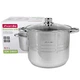 Каструля з кришкою Kamille KM-5403 8.5 л 24 см срібляста - зображення 6