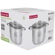 Каструля з кришкою Kamille KM-5403 8.5 л 24 см срібляста - зображення 7