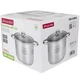 Каструля з кришкою Kamille KM-5404 10.5 л 26 см срібляста - зображення 7