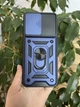 Чехол Camshield c кольцом-подставкой на OPPO A38 dark blue - изображение 4