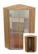 Шкаф-купе двухдверный угловой Алекса 120*120*240 см Дуб крафт золотой 2 двери Зеркало Угол-2 - изображение 1