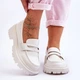 Loafersy damskie na grubej podeszwie Riverside 39 Białe (5905677115871) - obraz 1