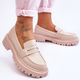 Damskie loafersy Riverside 39 Beżowe (5905677115819) - obraz 3