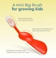 Зубна щітка RADIUS Kidz Toothbrush Children's Right Hand дитяча зелена - зображення 2