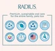 Зубна щітка RADIUS Kidz Toothbrush Children's Right Hand дитяча зелена - зображення 4
