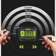 Універсальний зарядний кабель рулетка 3в1 100W: USB, Type-C, Lightning, MicroUSB - компактний, чорний - зображення 3