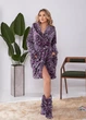 Женский короткий махровый халат с капюшоном и сапожками 83956 S-M (42-46) Полированная махра - изображение 2