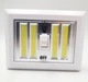 Светодиодный LED 4COB светильник ночник выключатель на батарейках 4хAAA 5W 4COB магнит липучки 12х9,5см UKC - изображение 5
