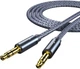Кабель ESSAGER Monster Aux Cable Speaker Wire 3.5 mm Jack Audio Cable For Car Headphone Adapter Male Jack to Jack 3.5 mm 1.2 м Blue (EYP35-DY0G) - изображение 1