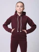 Дитячий спортивний костюм (худи + штани) для дівчинки AVRORA AW171187 134-140 см Бордо - зображення 4