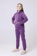 Дитячий теплий спортивний костюм (худи + штани) для дівчинки AVRORA AW171189 134-140 см Пурпуровий - зображення 3