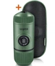 Wacaco Nanopresso Moss Green + кейс – портативна зелена кавоварка, мелена кава - зображення 1