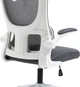 Офисное эргономичное кресло GT Racer X-5728 White/Gray - изображение 4