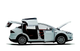 Машинка Автопром Tesla Model X біла (1:22) 7574A - зображення 2