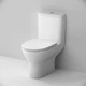 Унитаз-компакт DAMIXA Scandinavian Pure DX36C8601SC безободковый с бачком и сиденьем Soft Close дюропласт - изображение 2